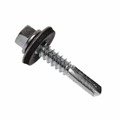 Саморез d5.5х38, кровельный по стали до 12 мм шайба EPDM SW8, оцинкованный