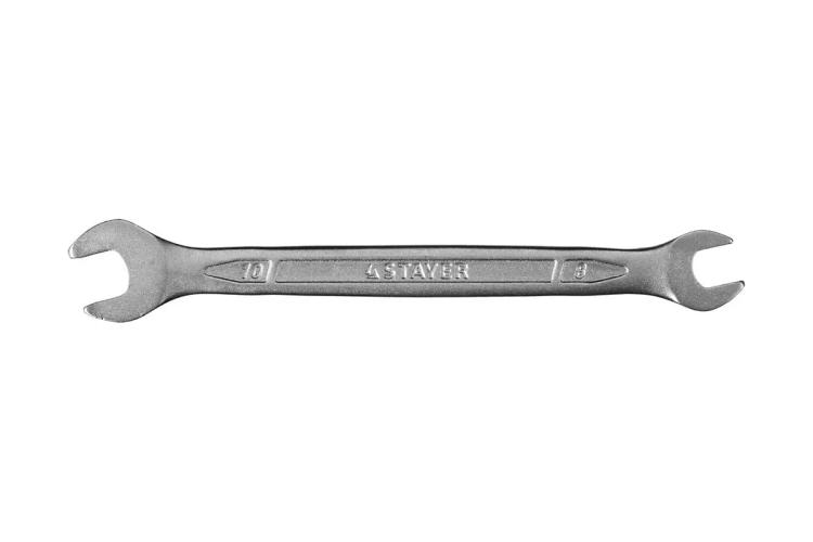 Ключ 8х10 рожковый, STAYER PROFI 27035-08-10