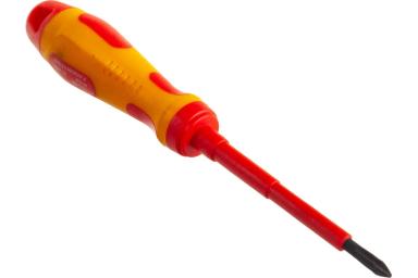 Отвёртка PH1х80 диэлектрическая, KRAFTOOL EXPERT 250084-1-080