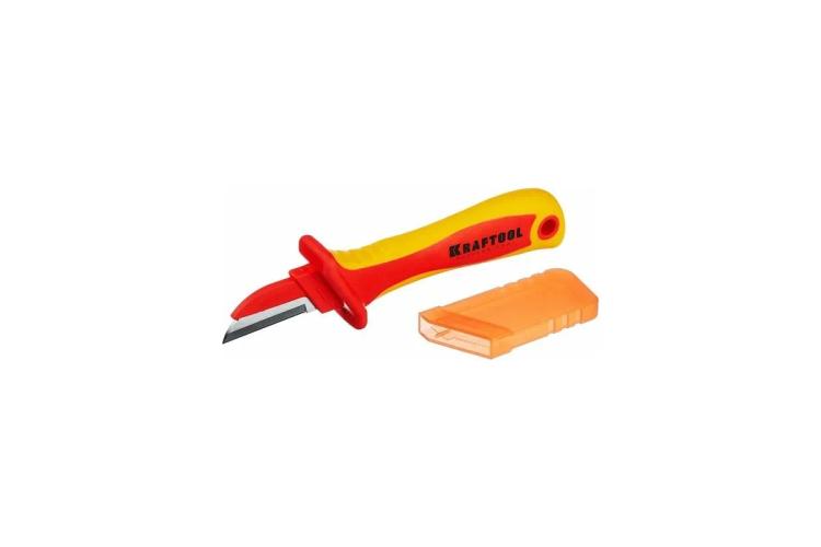 Нож монтёрский прямой диэлектрический, KRAFTOOL KN-1 45401