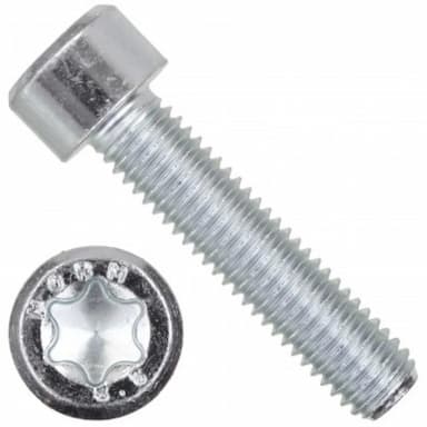 Винт 8.8 М8х30, DIN 912 / ISO 14579 с цилиндрической головкой TORX8 и внутренним приводом, оцинкованный