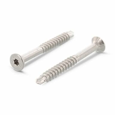 Саморез d4х60/40, ART 9040 конструкционный с потайной головкой TORX20 и сверлом, нержавеющая сталь А2