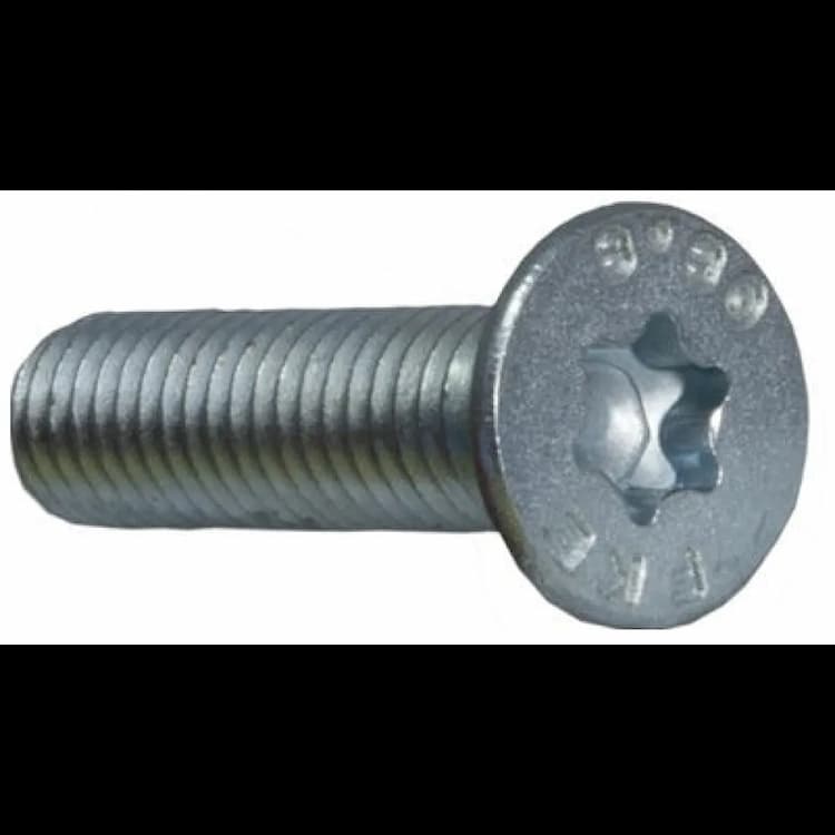 Винт 08.8 М5х12, DIN 965 / ISO 14581 с потайной головкой TORX25, оцинкованный
