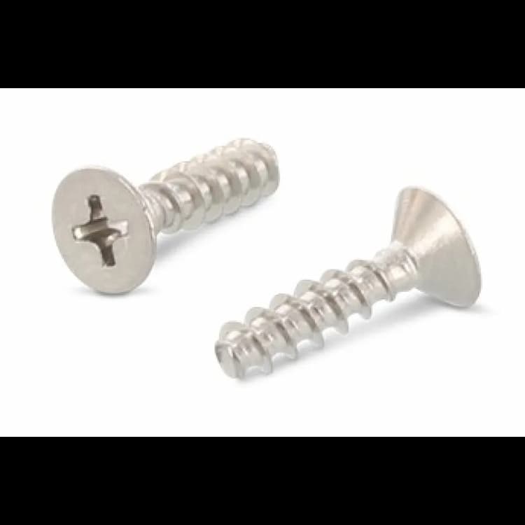 Саморез d4х20, ART 9090 с потайной головкой тупоконечный для пластика, нержавеющая сталь А2