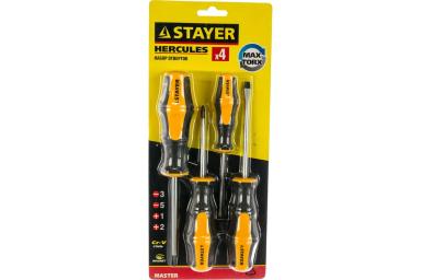 Набор отвёрток 4 предмета, STAYER HERCULES 25055-H4_z02