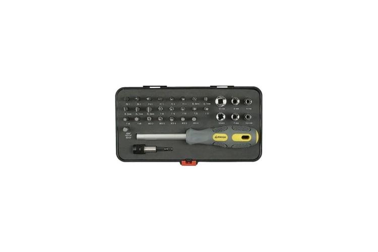 Отвёртка с битами, набор 32 предмета, STAYER MAX-GRIP 25927-H32 G