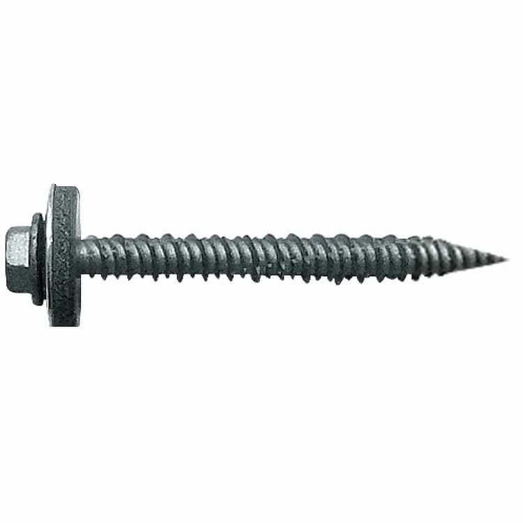 Саморез d6.3х55, кровельный по бетону HCC-R-S19, цинковые хлопья