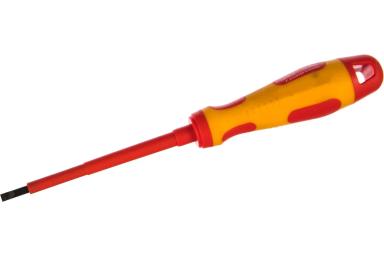 Отвёртка SL4х100 диэлектрическая, KRAFTOOL EXPERT 250083-4.0-100