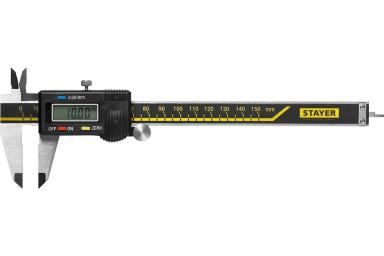 Штангенциркуль 150 мм цифровой, STAYER PROFESSIONAL 34410-150