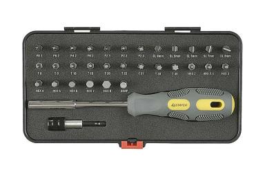 Отвёртка с битами, набор 32 предмета, STAYER MAX-GRIP 25925-H32 G