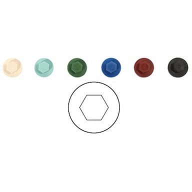 Колпачок, для саморезов С/П цвет RAL 6005 зеленый мох