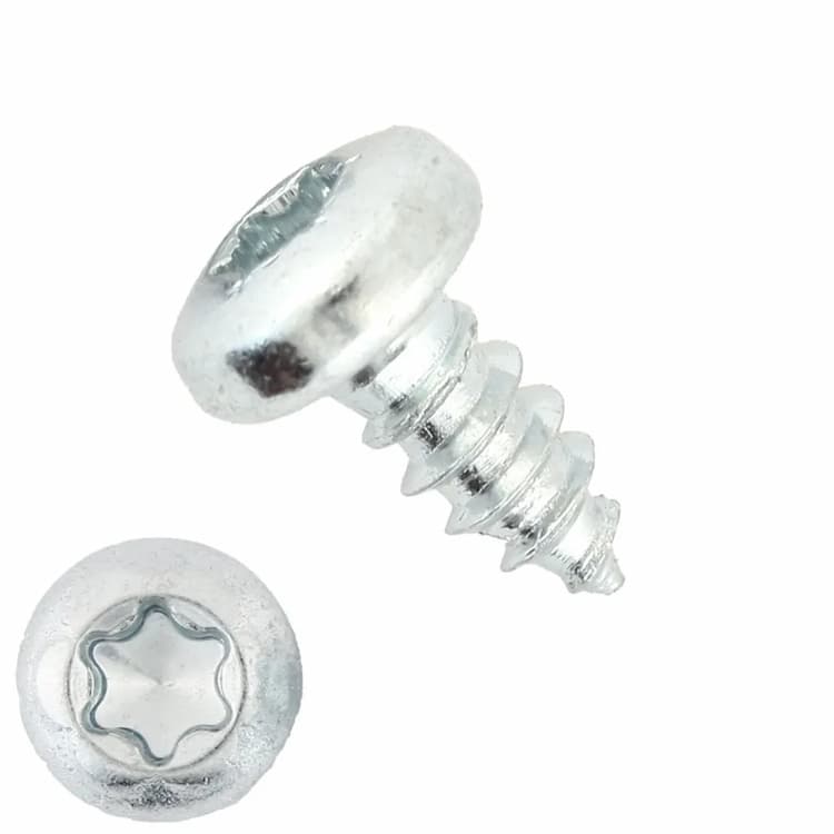 Саморез d2.2х6.5, DIN 7981 C / ISO 14585 с полукруглой головкой TX, оцинкованный