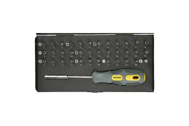 Отвёртка с битами, набор 37 предметов, STAYER MAX-GRIP 25931-H37 G