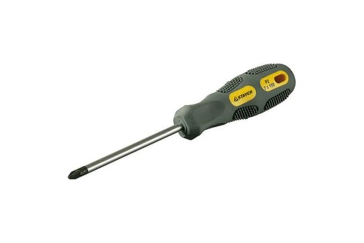 Отвёртка PZ3х150, STAYER MAX-GRIP Regular 25822-3-150 G