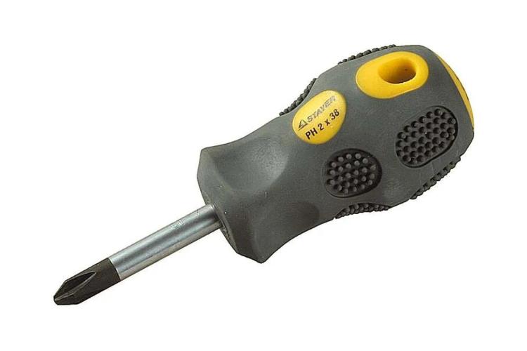 Отвёртка PH2х38, STAYER MAX-GRIP Regular 2582-38-2 G