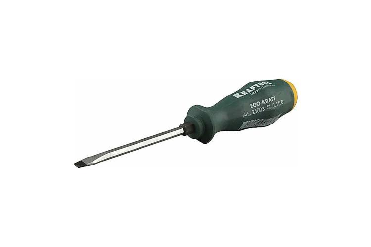 Отвёртка SL6.5х125 ударная, KRAFTOOL 25003-6