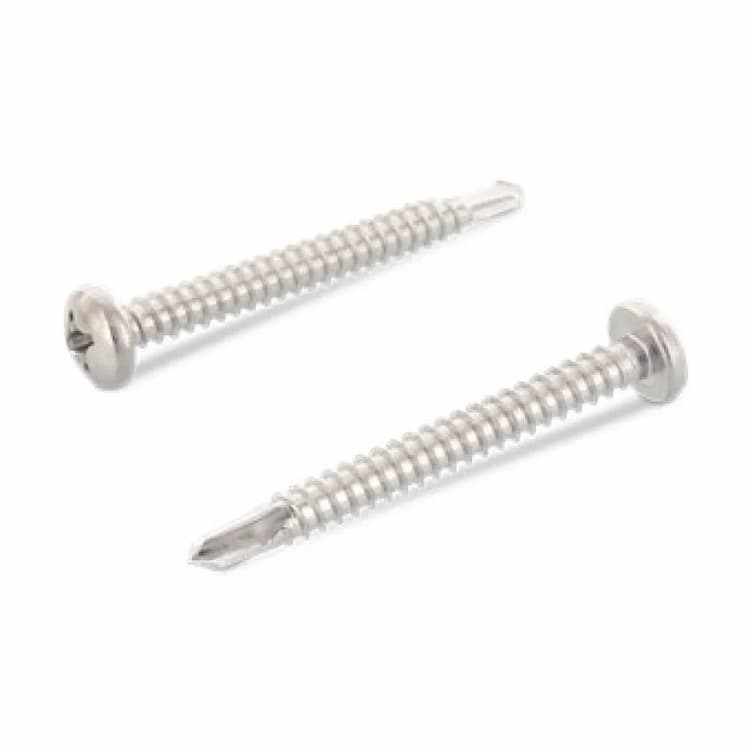 Саморез d5.5х19, DIN 7504 N с полукруглой головкой со сверлом PH JP81, нержавеющая сталь А2