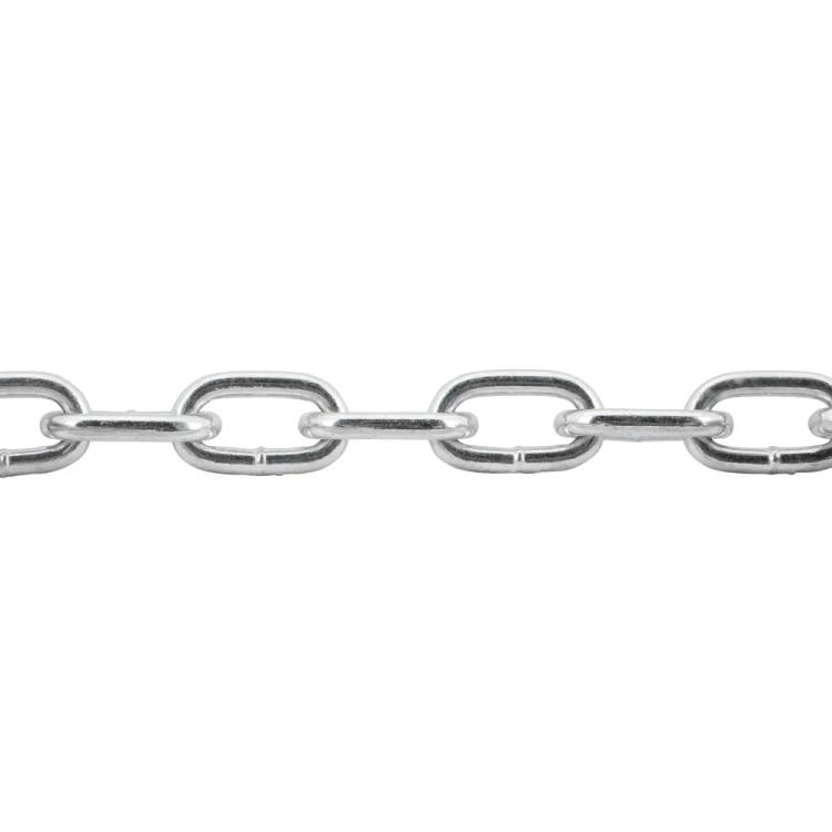 Цепь d14, DIN 5685 короткозвенная сварная, оцинкованная, бухта 5 м