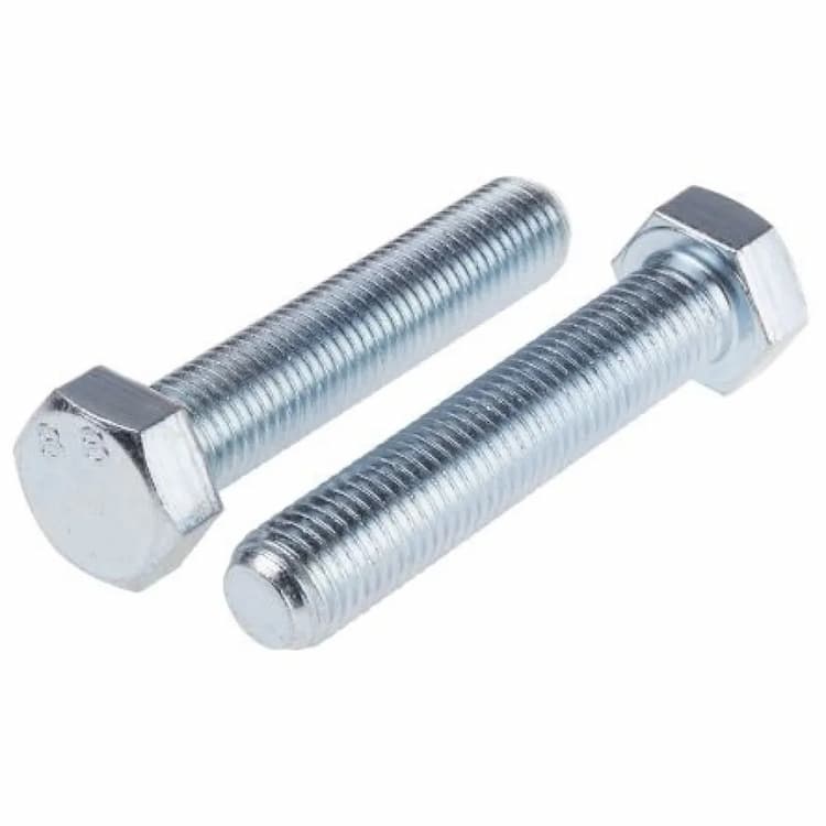 Болт 8.8 М20х35, DIN 933 / ISO 4017 с шестигранной головкой и полной резьбой, оцинкованный
