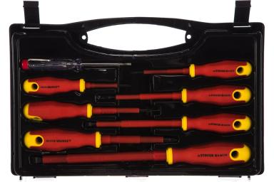 Набор диэлектрических отвёрток 8 предметов, STAYER ELECTRO 25145-H8_z01