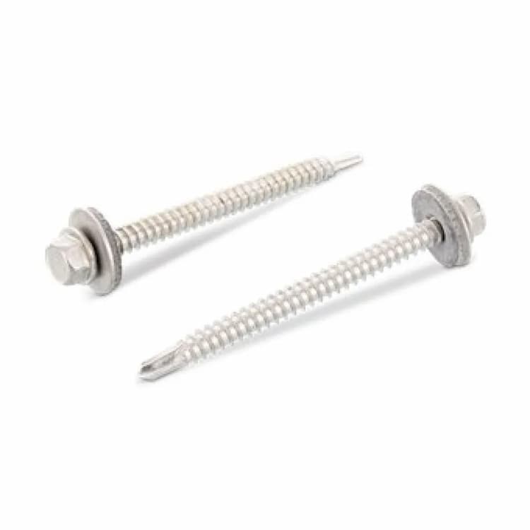 Саморез d5.5х22, кровельный по алюминию до 5 мм шайба EPDM SW8, нержавеющая сталь А2