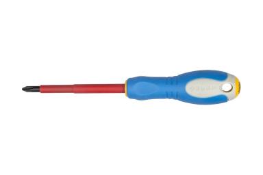 Отвёртка PH2х100 диэлектрическая, ЗУБР ЭЛЕКТРО-ЭКСПЕРТ 25262-2-100