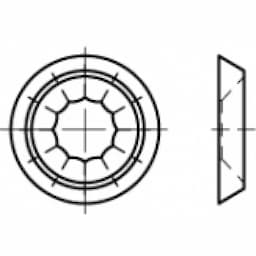 ART 88966 Розетчатая закрытая