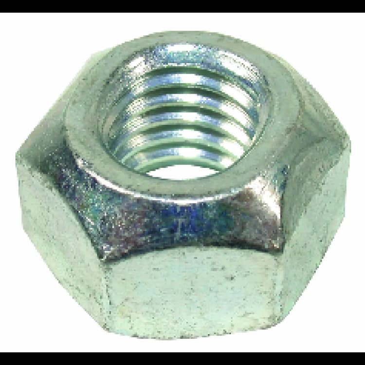 Гайка 8 М8, DIN 980 V / ISO 7042 шестигранная самоконтрящаяся, оцинкованная