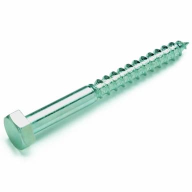 Шуруп d12х40, DIN 571 по дереву с шестигранной головкой, оцинкованный