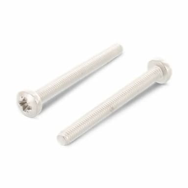 Винт М6х55, DIN 7985 / ISO 7045 с полукруглой головкой PZ, нержавеющая сталь А2