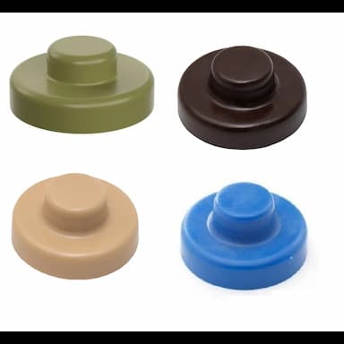 Колпачок, для саморезов С/П коричневый