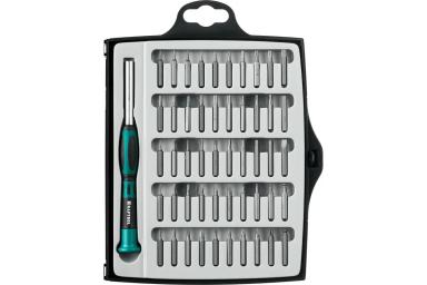 Отвёртка для точных работ с битами, набор 51 предмет, KRAFTOOL Precision-51 25691