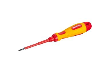 Отвёртка SL2.5х75 диэлектрическая, KRAFTOOL EXPERT 250083-2.5-075