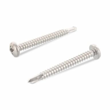 Саморез d4.2х25, DIN 7504 N с полукруглой головкой со сверлом PH JP81, нержавеющая сталь А4