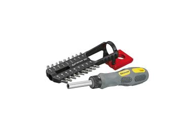 Отвёртка с битами, набор 19 предметов, STAYER MAX-GRIP 25921-H19 G