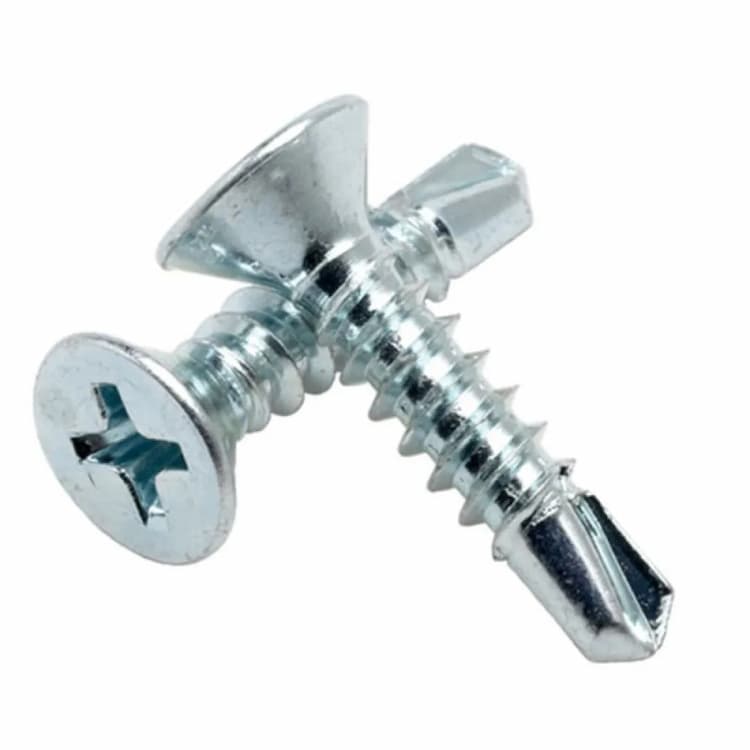 Саморез d3.5х38, DIN 7504 P с потайной головкой со сверлом PH JP82, оцинкованный