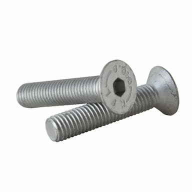 Винт 10.9 М8х50, DIN 7991 / ISO 10642 с потайной головкой и внутренним шестигранником, цинковые хлопья