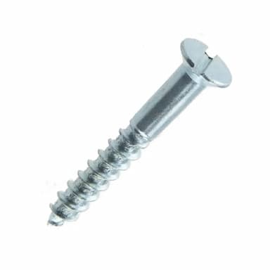 Шуруп d2.5х30, DIN 97 по дереву с потайной головкой и прямым шлицем, оцинкованный