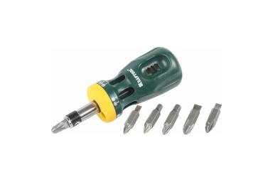 Отвёртка реверсивная с битами 12 в 1, KRAFTOOL BIT-LOCK 26161-H13