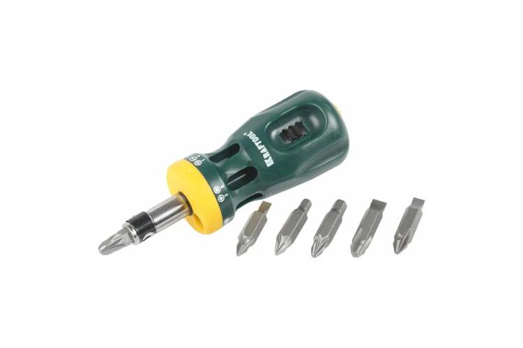 Отвёртка реверсивная с битами 12 в 1, KRAFTOOL BIT-LOCK 26161-H13