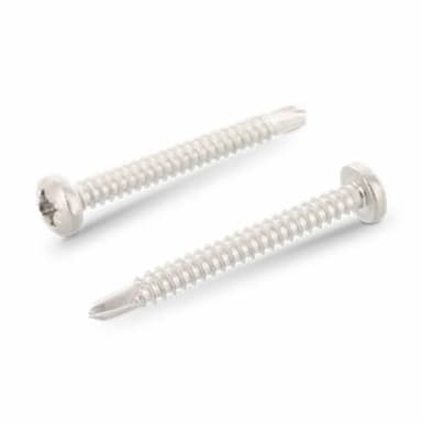 Саморез d5.5х75, DIN 7504 N с полукруглой головкой со сверлом PZ JP81, нержавеющая сталь А4