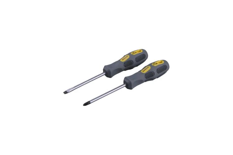 Набор отвёрток 2 предмета, STAYER MAX-GRIP 25837-H2 G