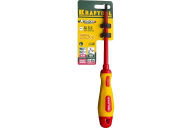 Отвёртка SL5.5х125 диэлектрическая, KRAFTOOL EXPERT 250083-5.5-125