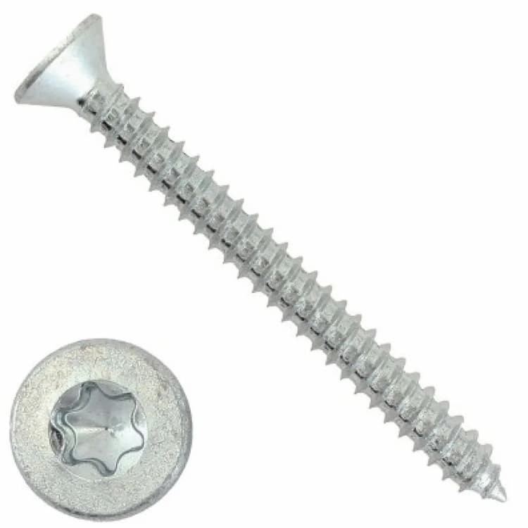 Саморез d4.2х32, DIN 7982 C / ISO 14586 с потайной головкой TORX20, оцинкованный