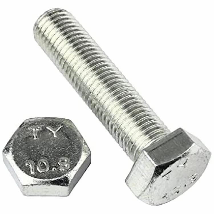 Болт 10.9 М14х1.5х80, DIN 961 / ISO 8676 с шестигранной головкой и мелкой полной резьбой, оцинкованный