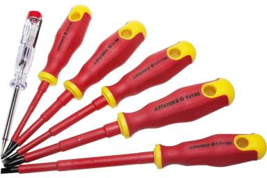Набор диэлектрических отвёрток 6 предметов, STAYER PROFI-ELECTRO 25145-H6_z01