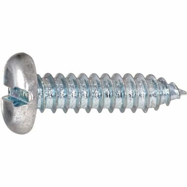 Саморез d4.2х45, DIN 7971 C / ISO 1481 с плоской круглой головкой с прямым шлицем, оцинкованный