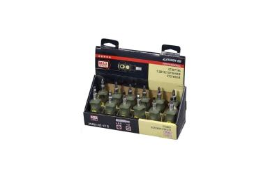 Отвёртка PH2/SL6.5х38 переставная, упаковка 12 шт., STAYER MAX-GRIP 25853-H2-12 G