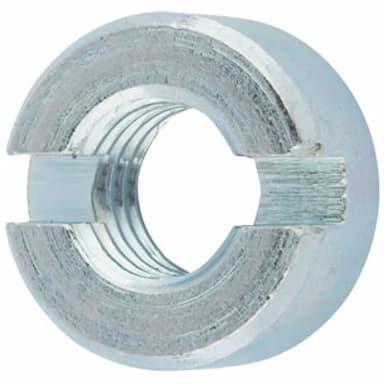 Гайка М8, DIN 546 круглая шлицевая, оцинкованная