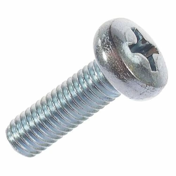 Винт М4х75, DIN 7985 / ISO 7045 с полукруглой головкой PH, оцинкованный